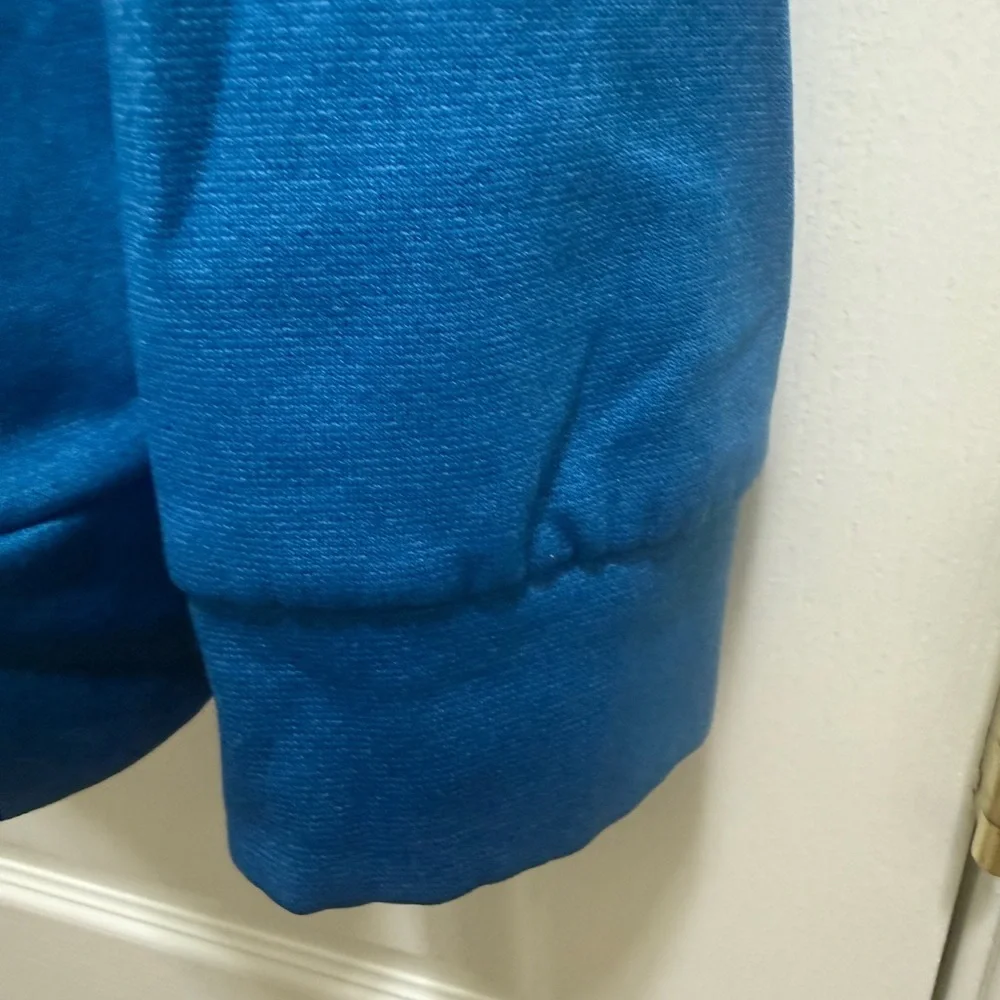 The North Face Bright Blue Pullover Hoodie with Logo